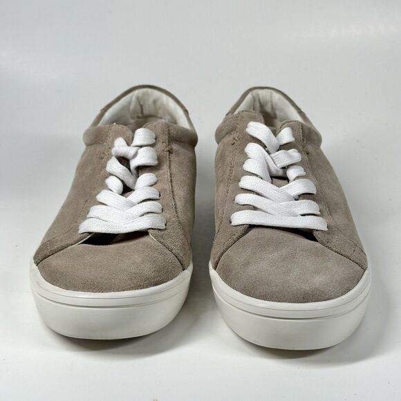 Frye Women's Shoes Size 9M Tan Round Toe Suede Leather Comfort Sneaker - Picture 2 of 16